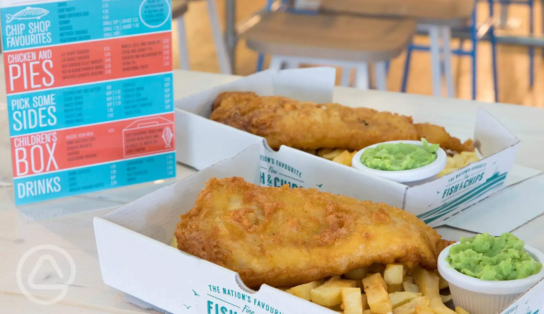 Fish and chips from The Catch takeaway