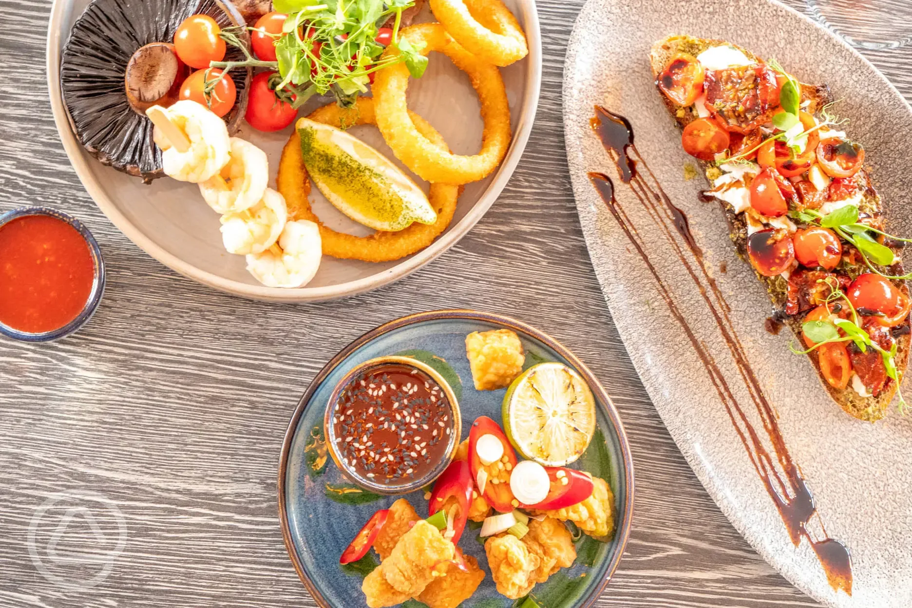Cooked meals served from The Jetty Lounge, Bar and Terrace