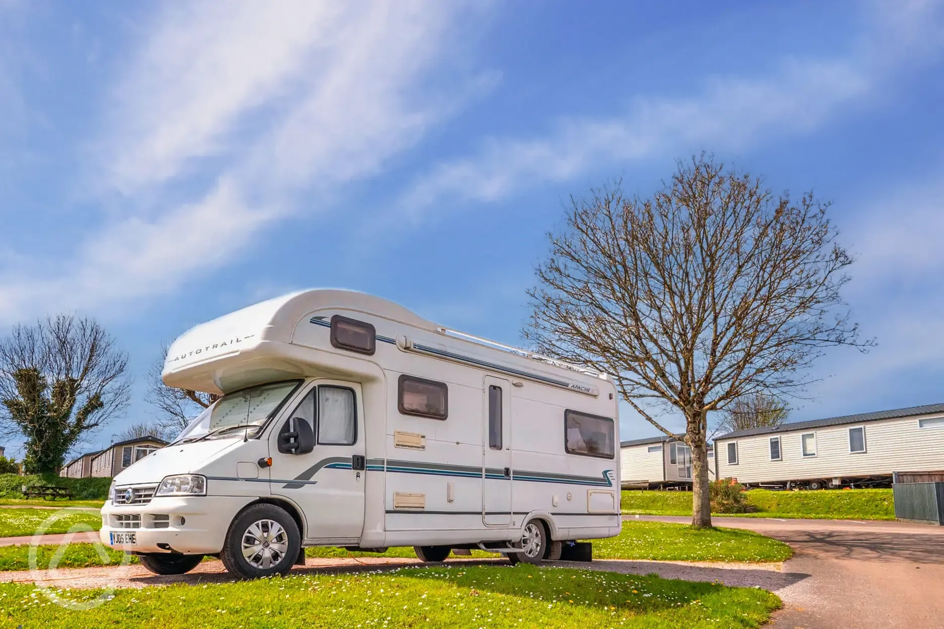 Hardstanding pitches for roof tents, campervans, caravans and motorhomes