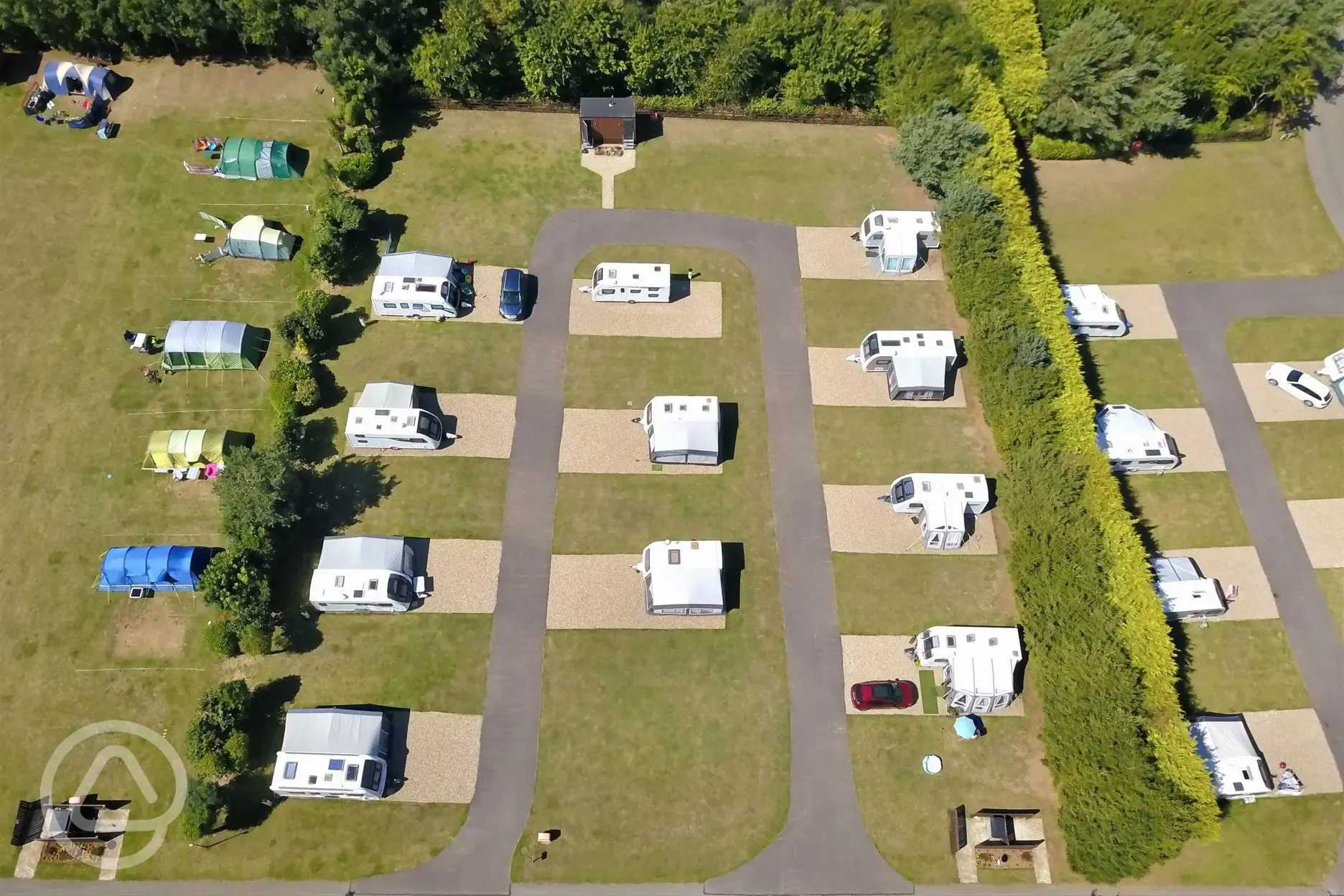 Aerial of the site