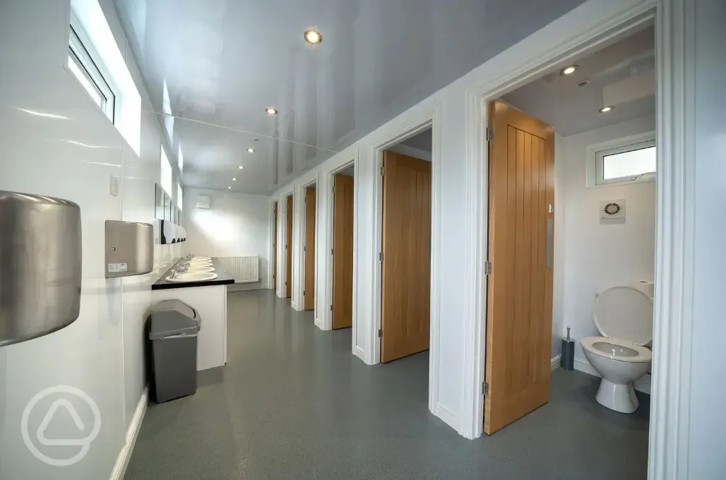 Unisex toilet cubicles