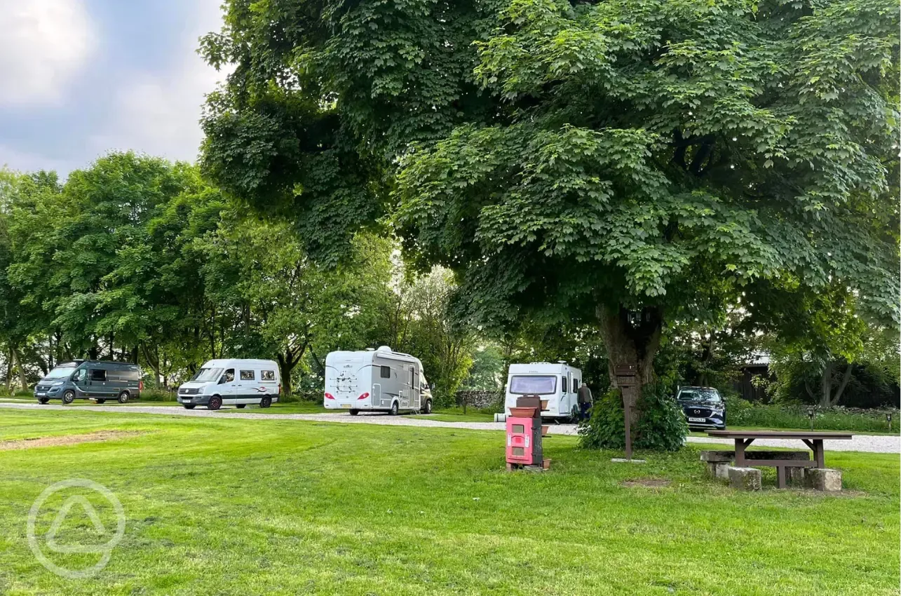 Hardstanding touring pitches