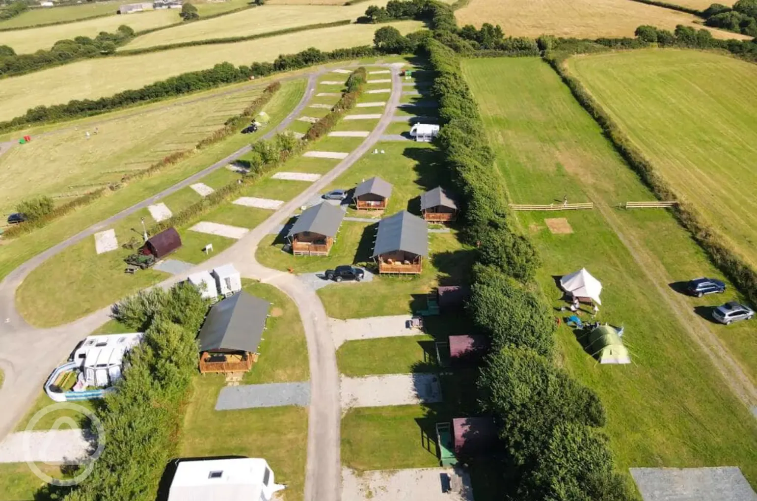 Aerial of the park