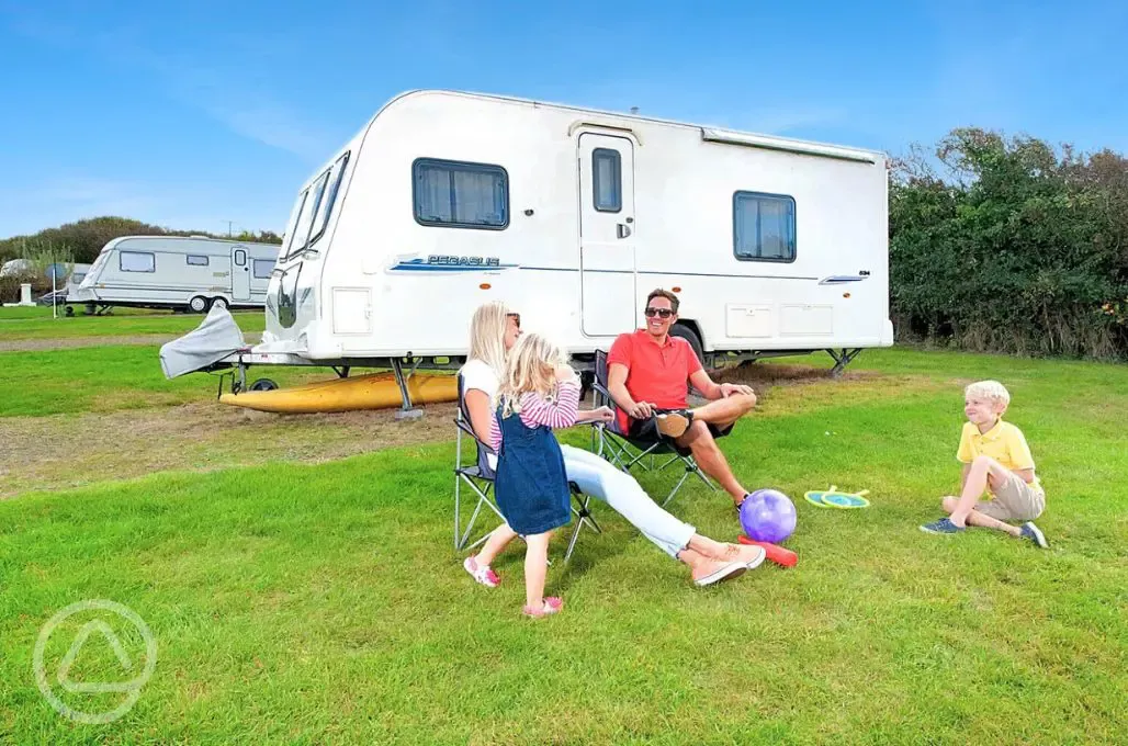 Electric hardstanding pitches