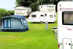 Electric grass tent pitches