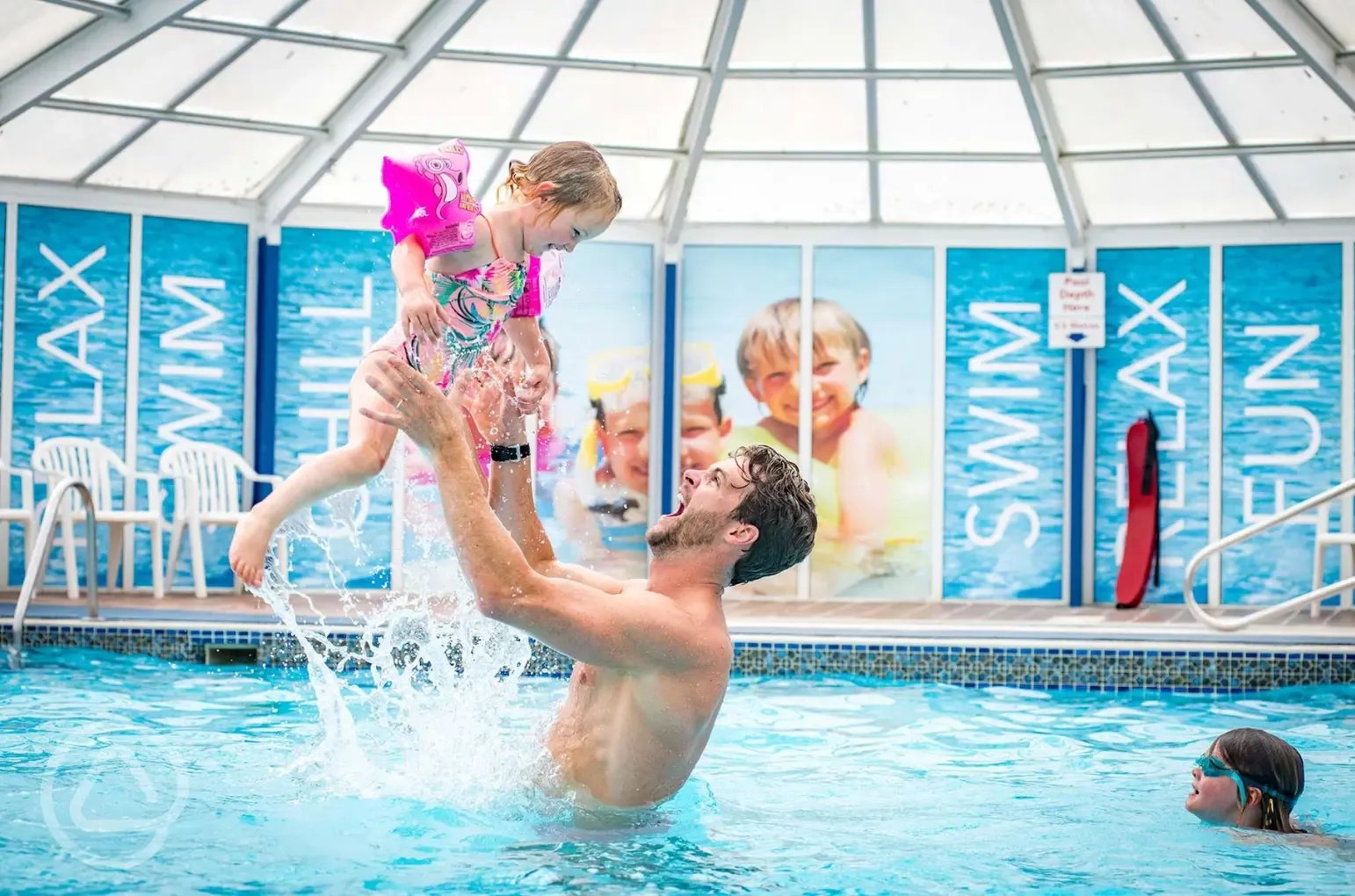 Indoor heated swimming pool