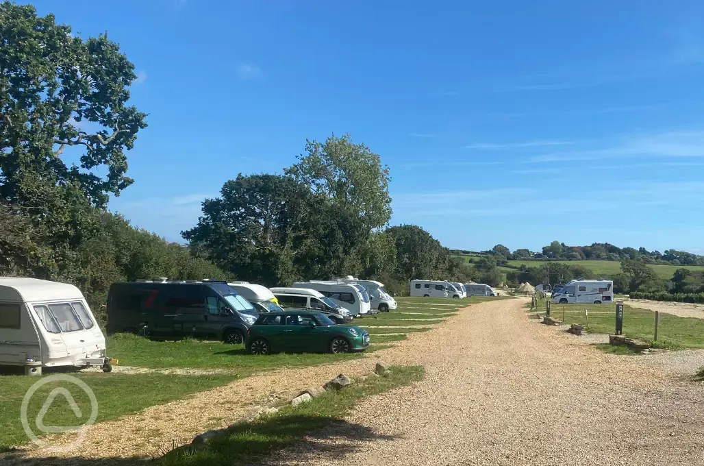 Fully serviced hardstanding pitches suitable for all touring units