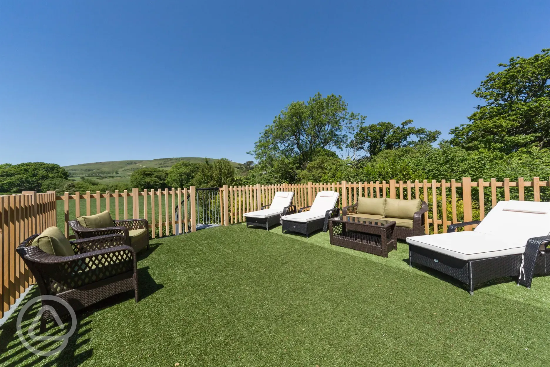 Log cabin roof garden at Herston Yards Farm
