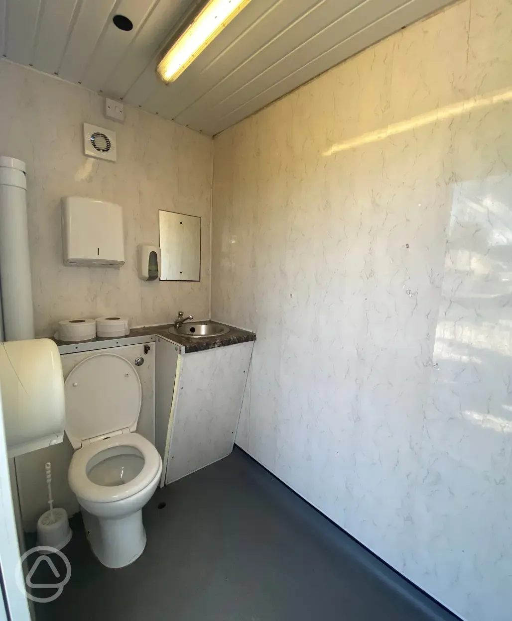 Toilets at Herston Yards Farm