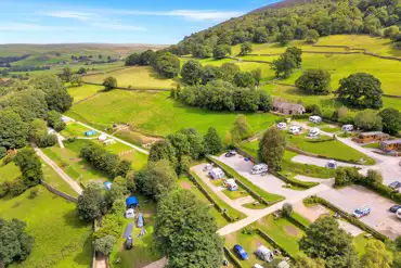Aerial of the campsite