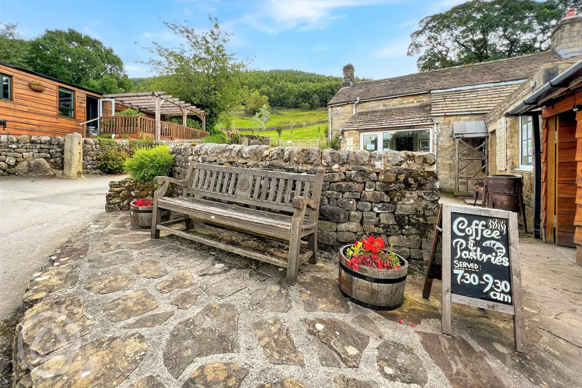 Onsite cafe serving coffee and pastries, opening times can vary