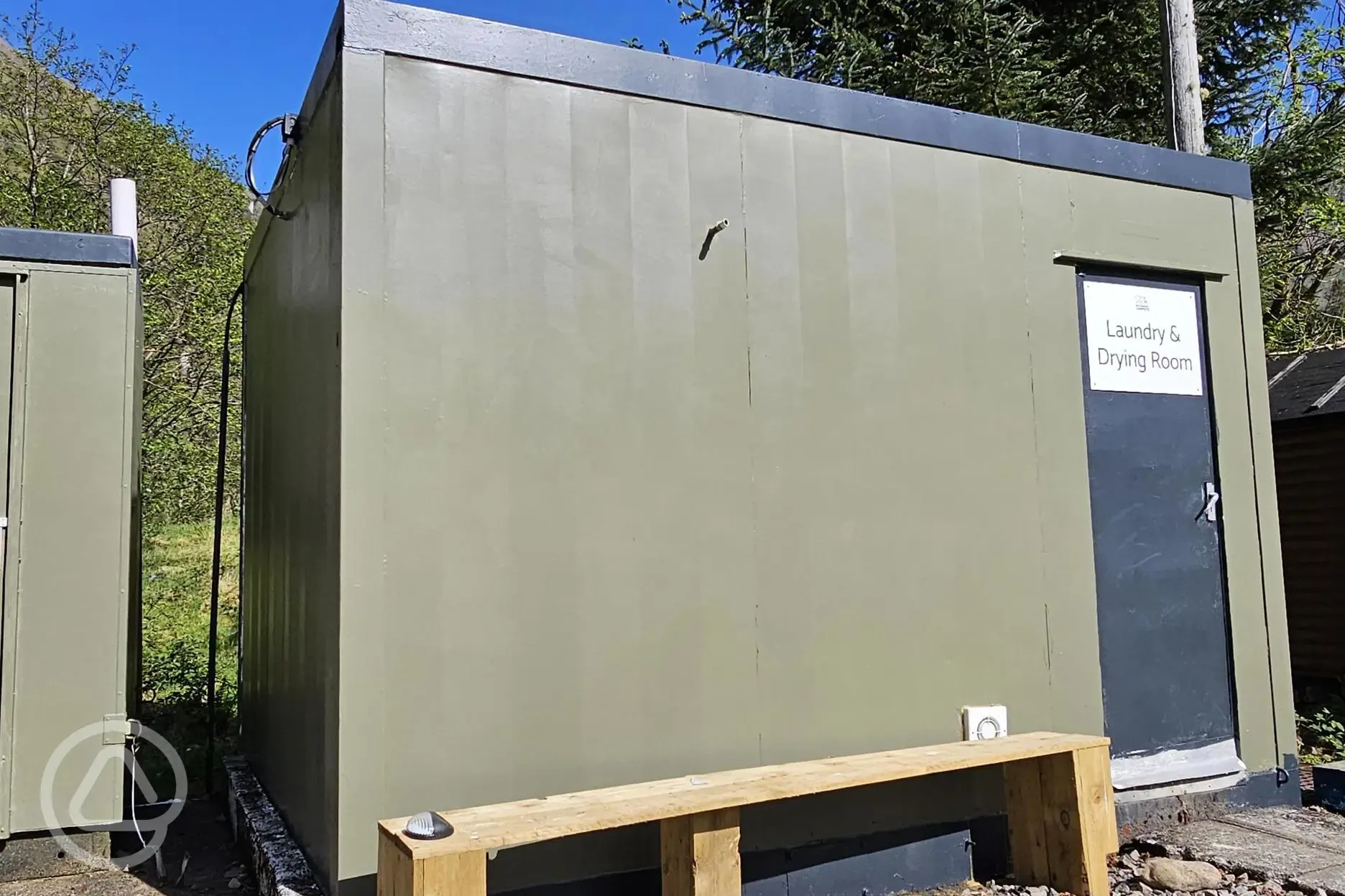 Laundry and drying room building exterior