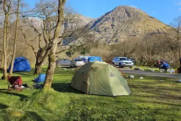 Non electric wild pitches with mountain views
