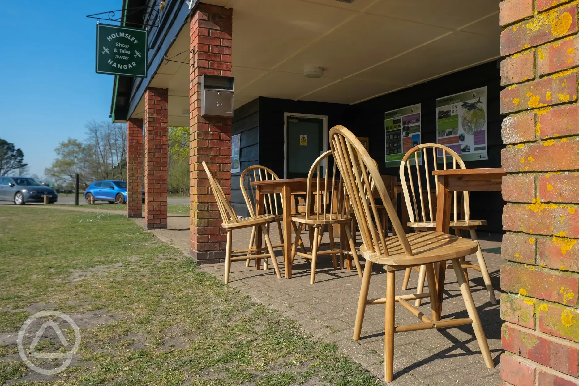 The Hangar outdoor seating