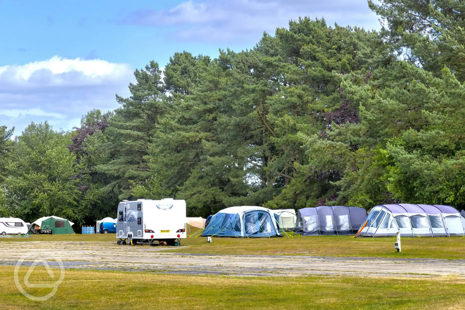Electric grass pitches with a 16 amp electric hook up 