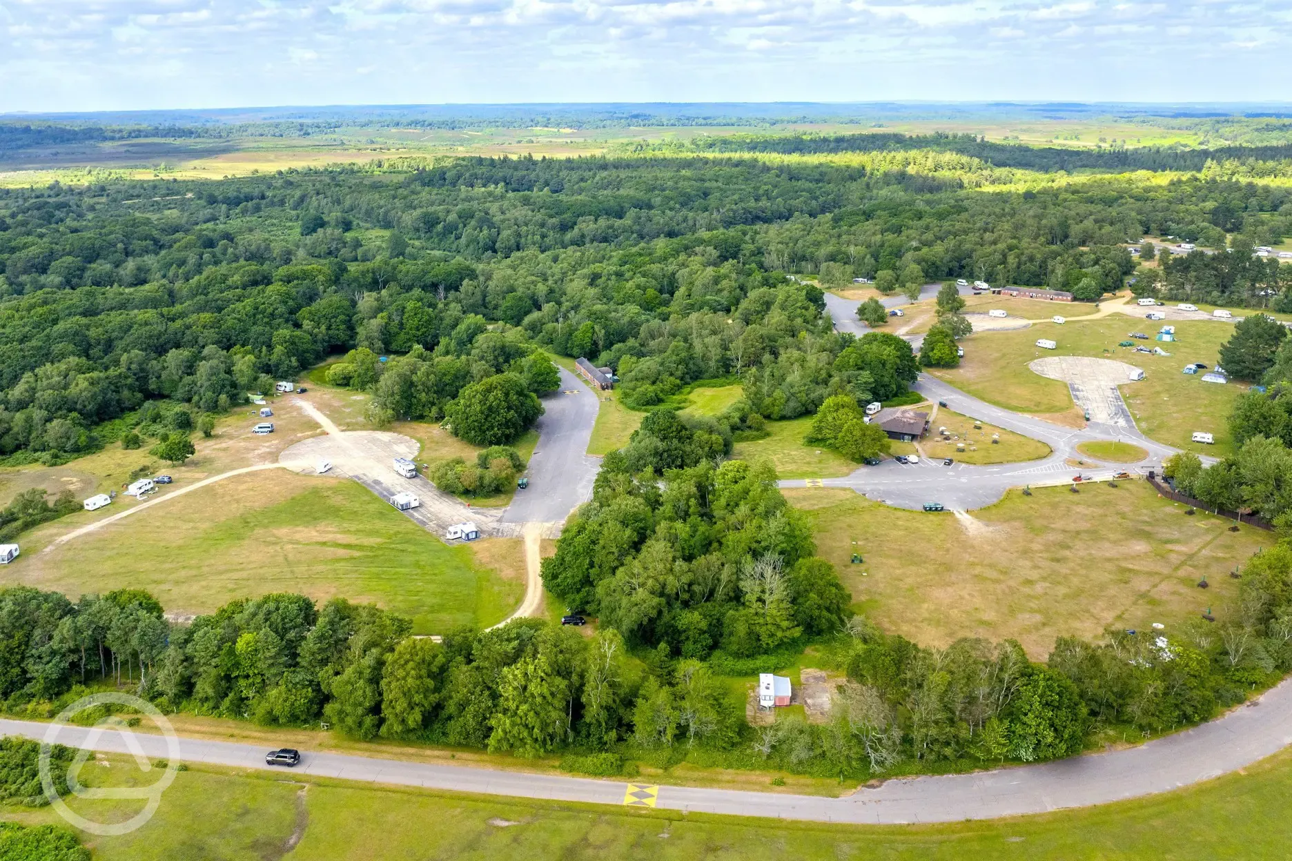 Aerial of site