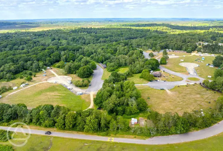 Aerial of site