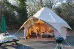 Furnished bell tent