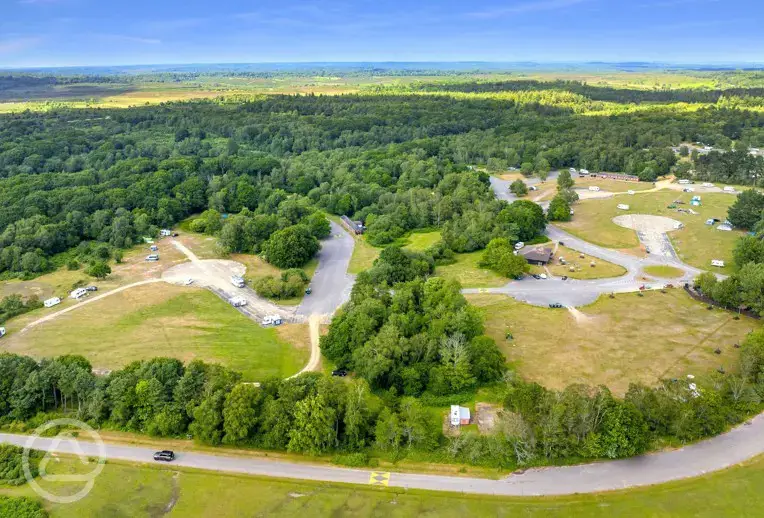 Aerial of site