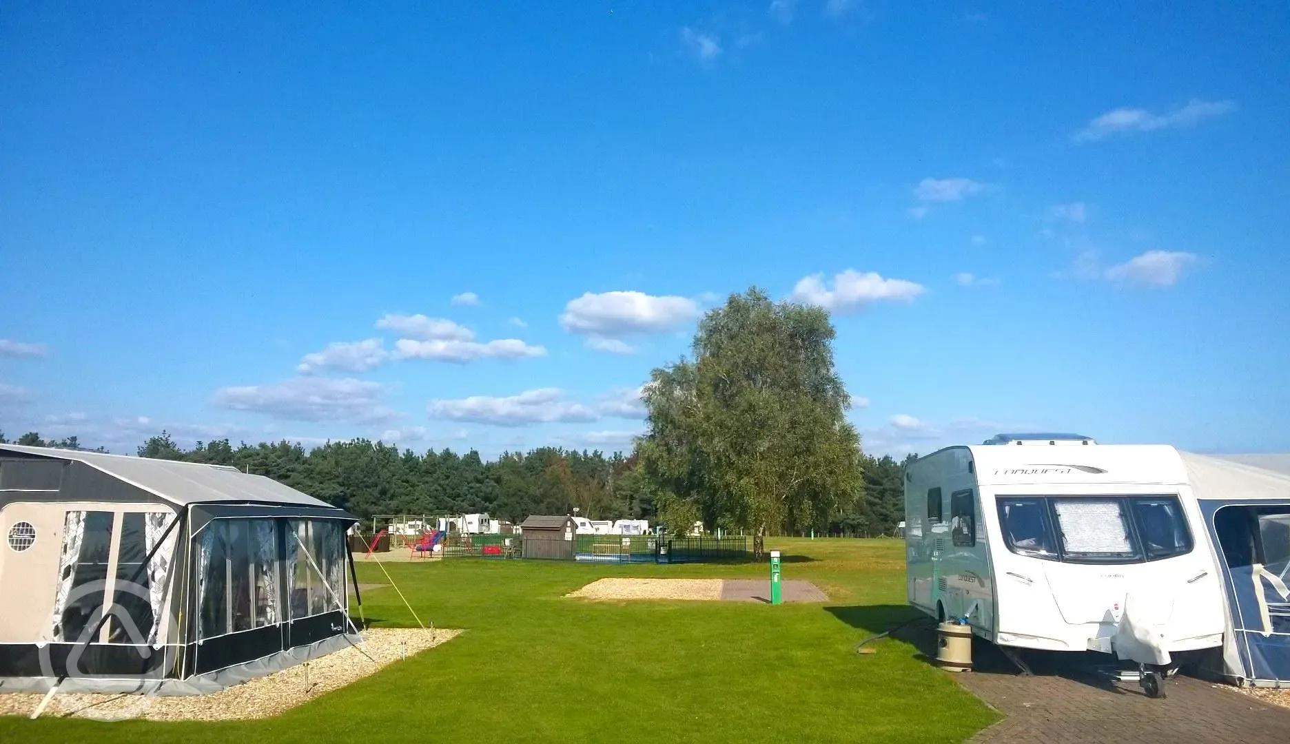 Block paved pitches