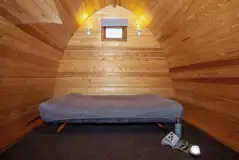 Camping pod interior