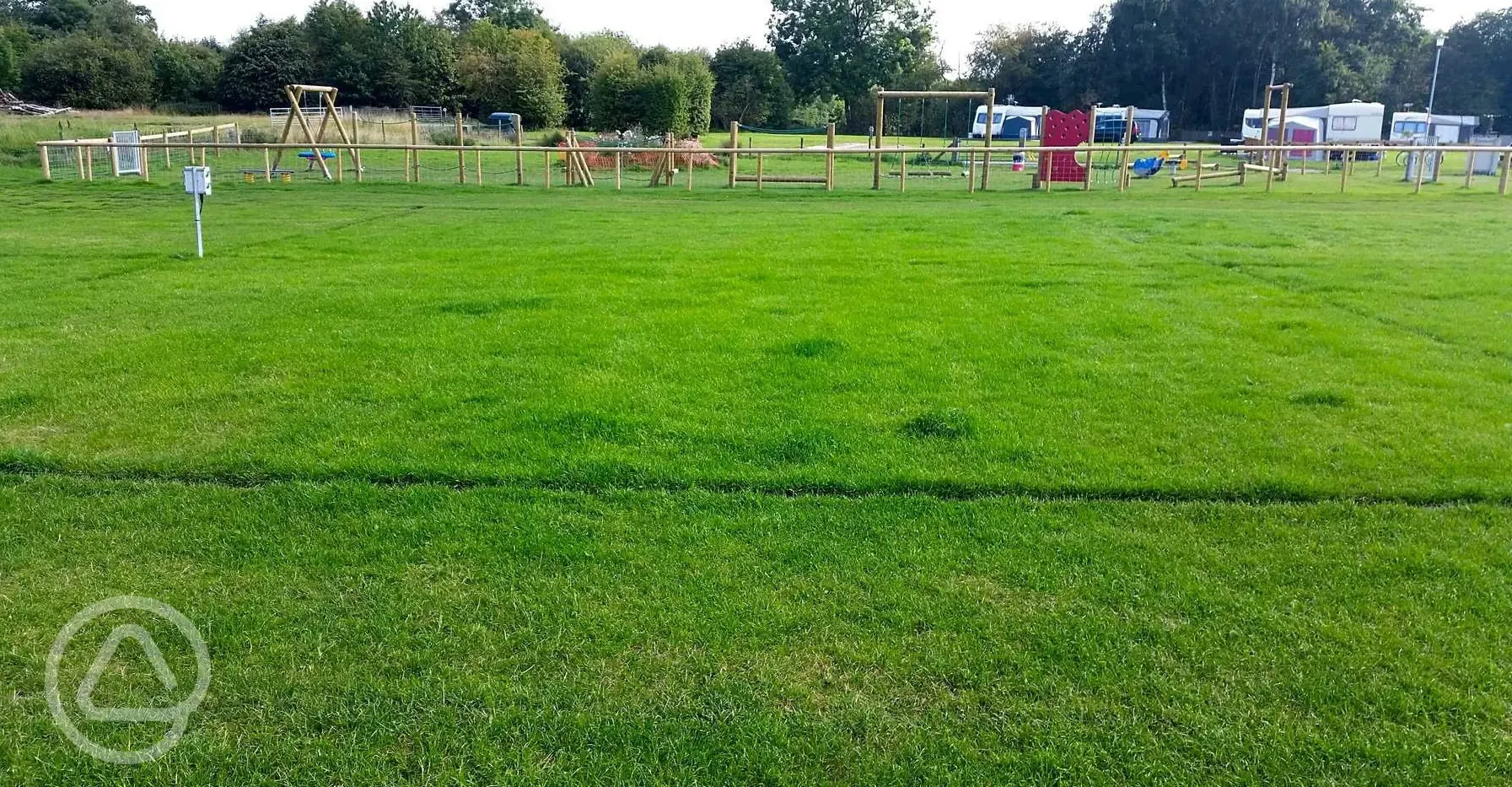 Play area and pitches