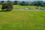 Aerial of the grass pitches