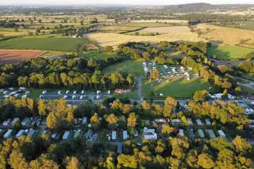 Aerial of the campsite