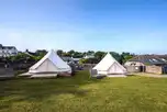 Two furnished bell tents