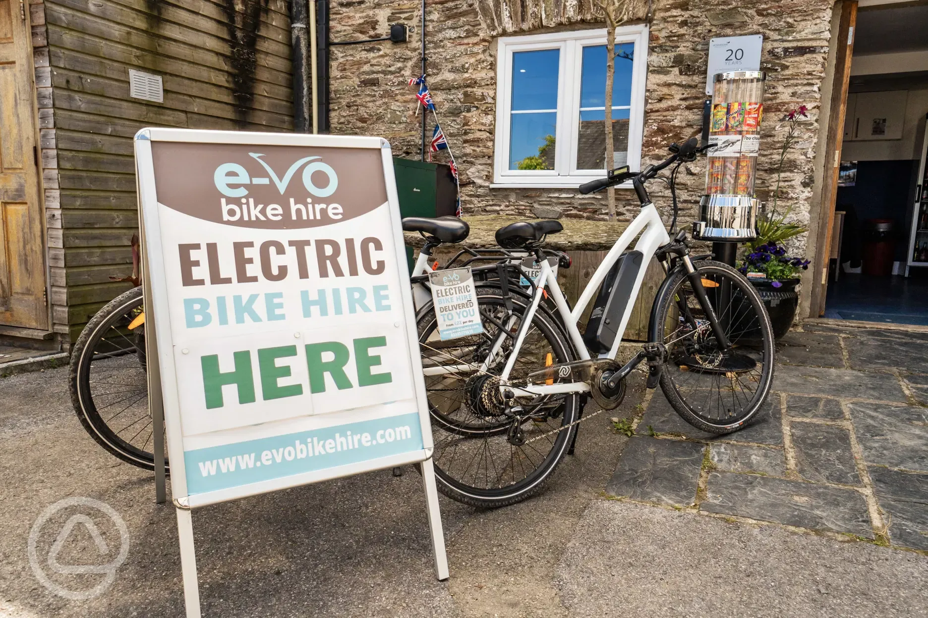 Electric bike hire available 