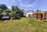 Yurt with garden and hot tub