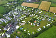 Aerial of the campsite