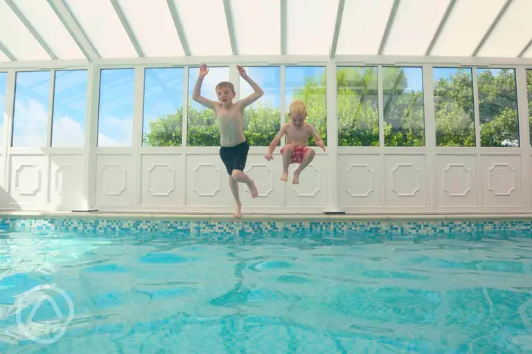 Indoor heated swimming pool