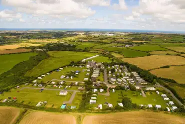 Aerial of the campsite