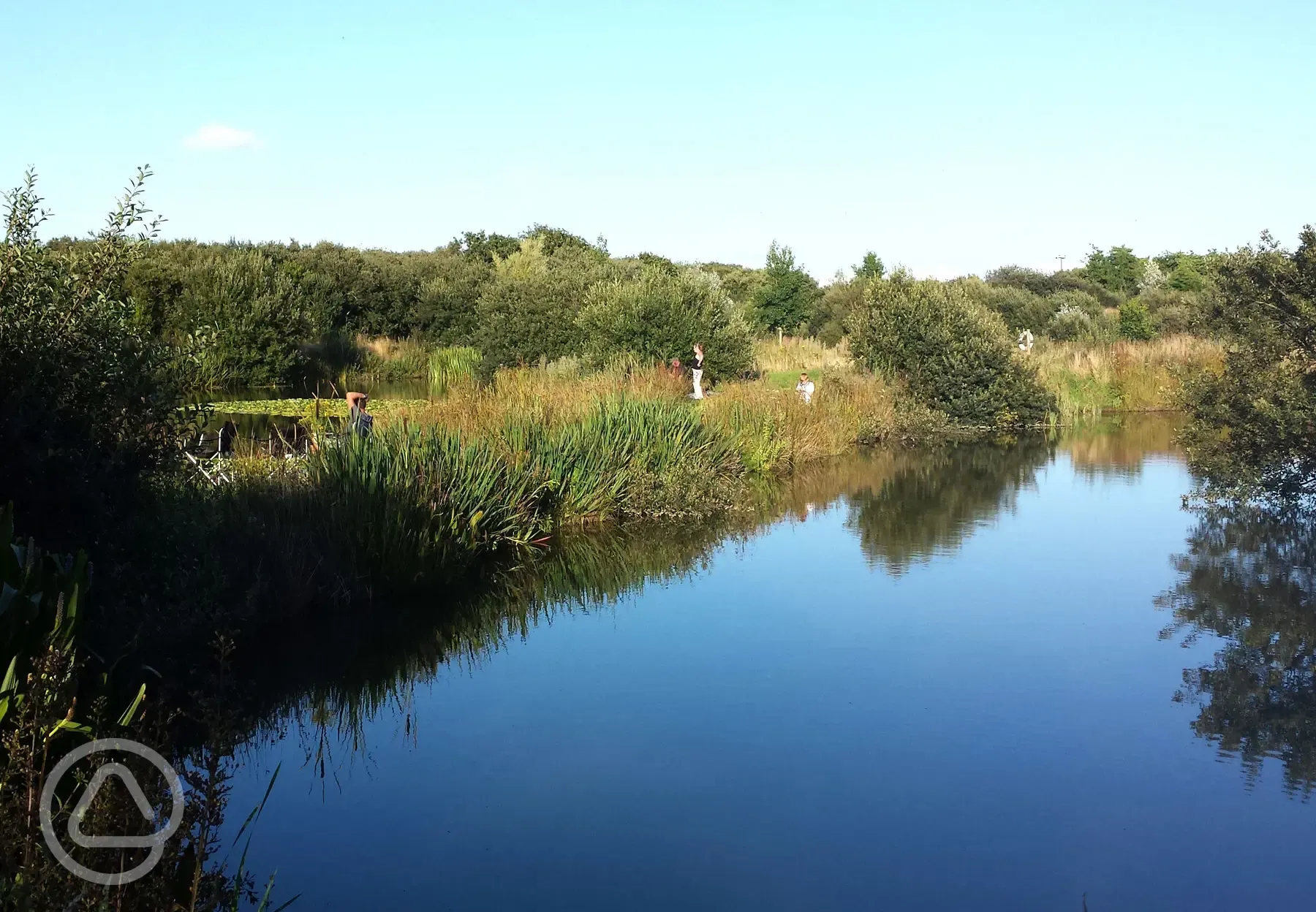 One of three fishing lakes