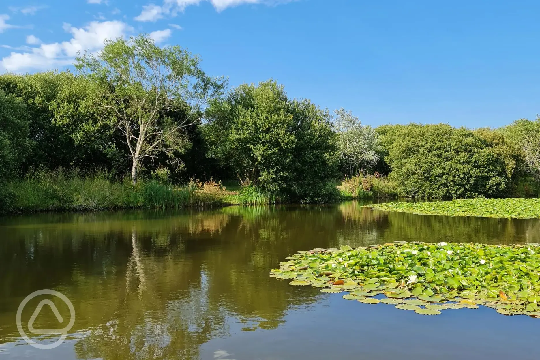 One of three fishing lakes