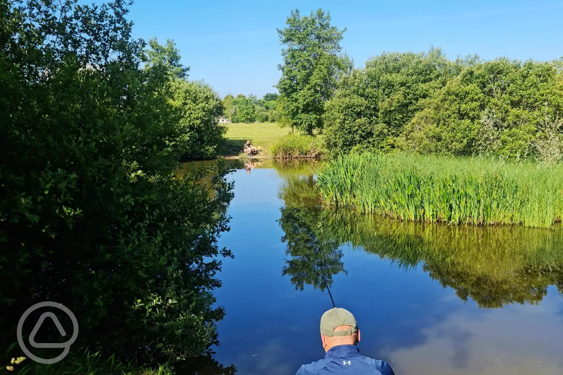 One of three fishing lakes