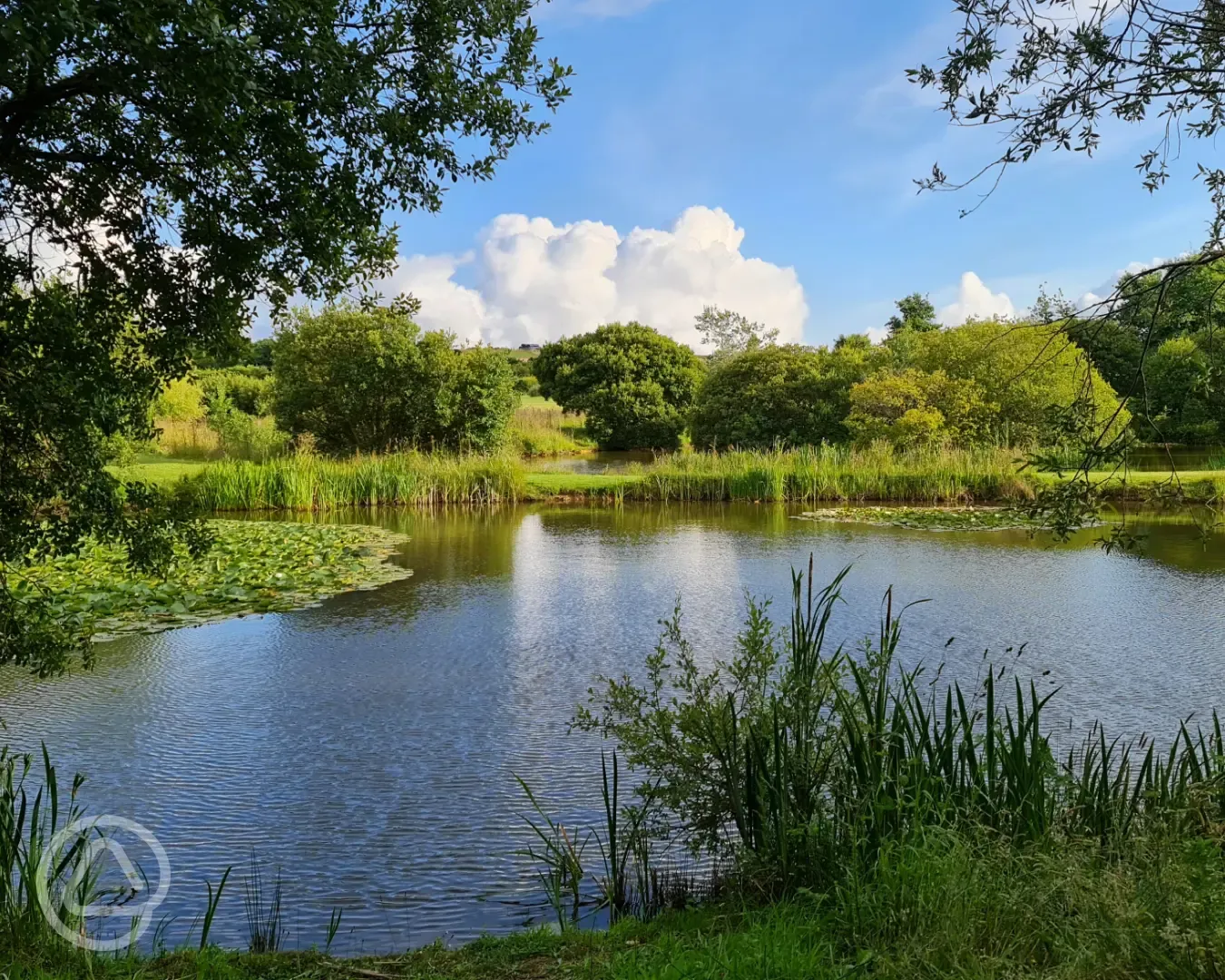 One of three fishing lakes