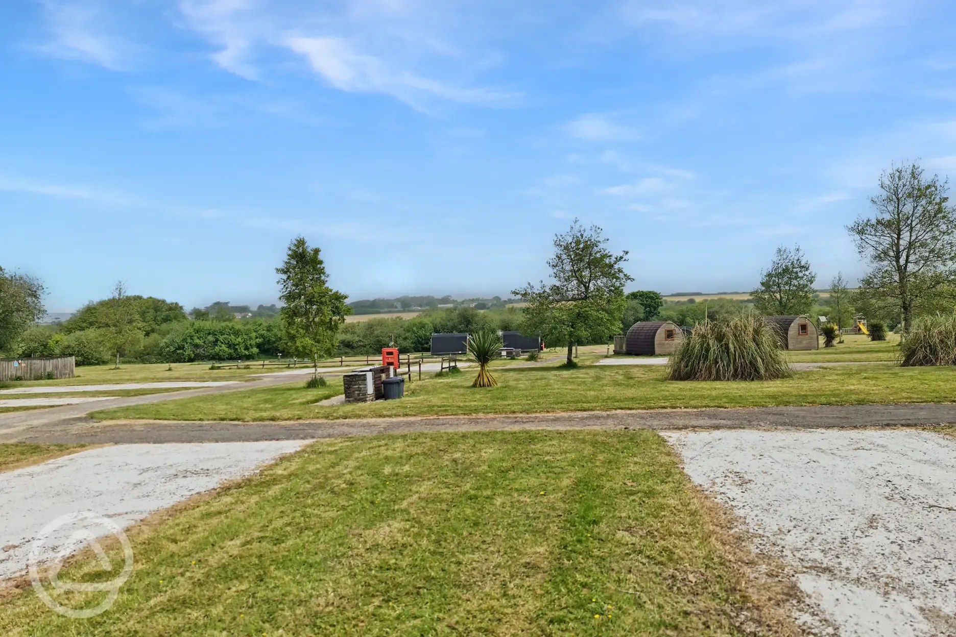 Hardstanding pitches and pods