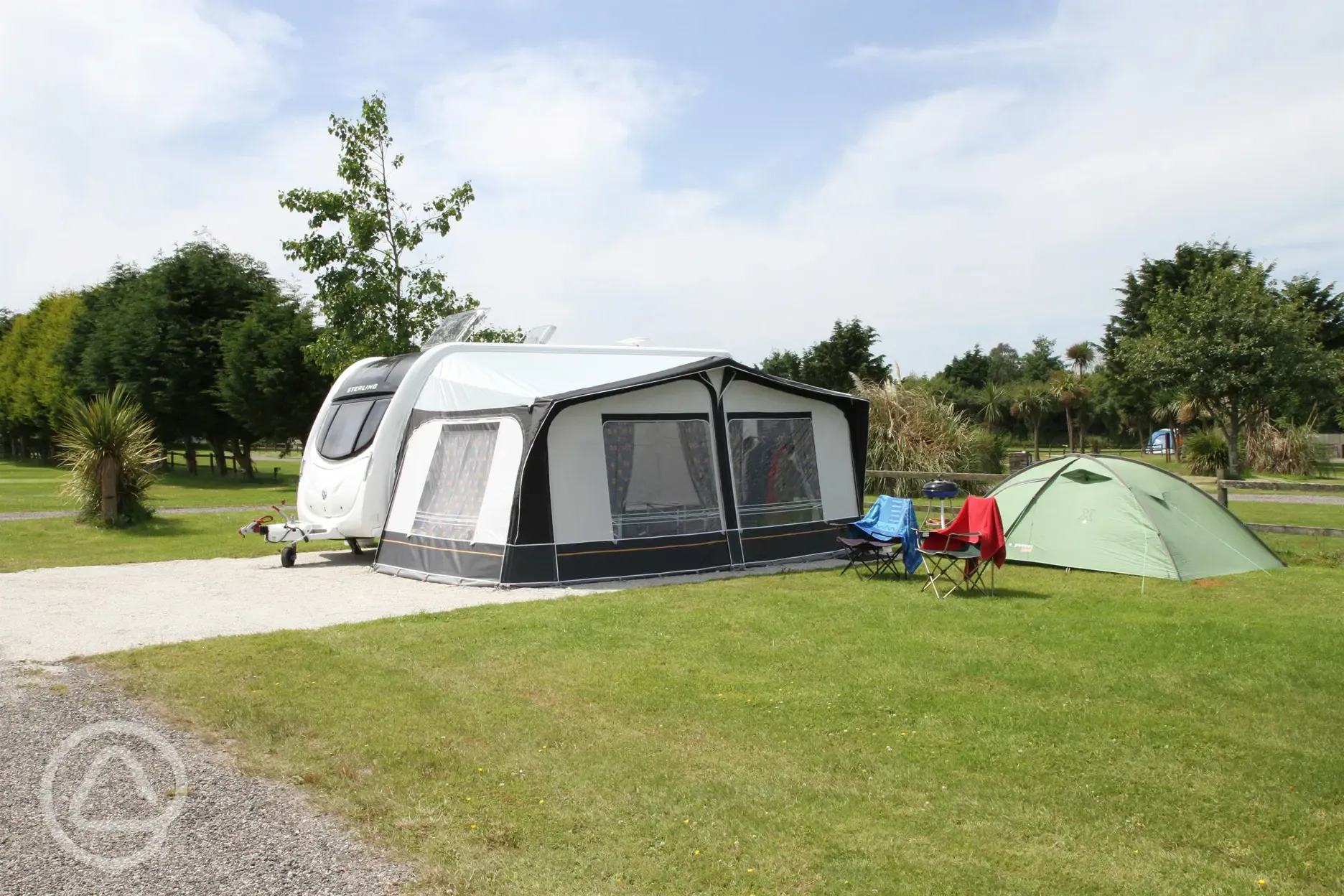 Electric hardstanding pitches