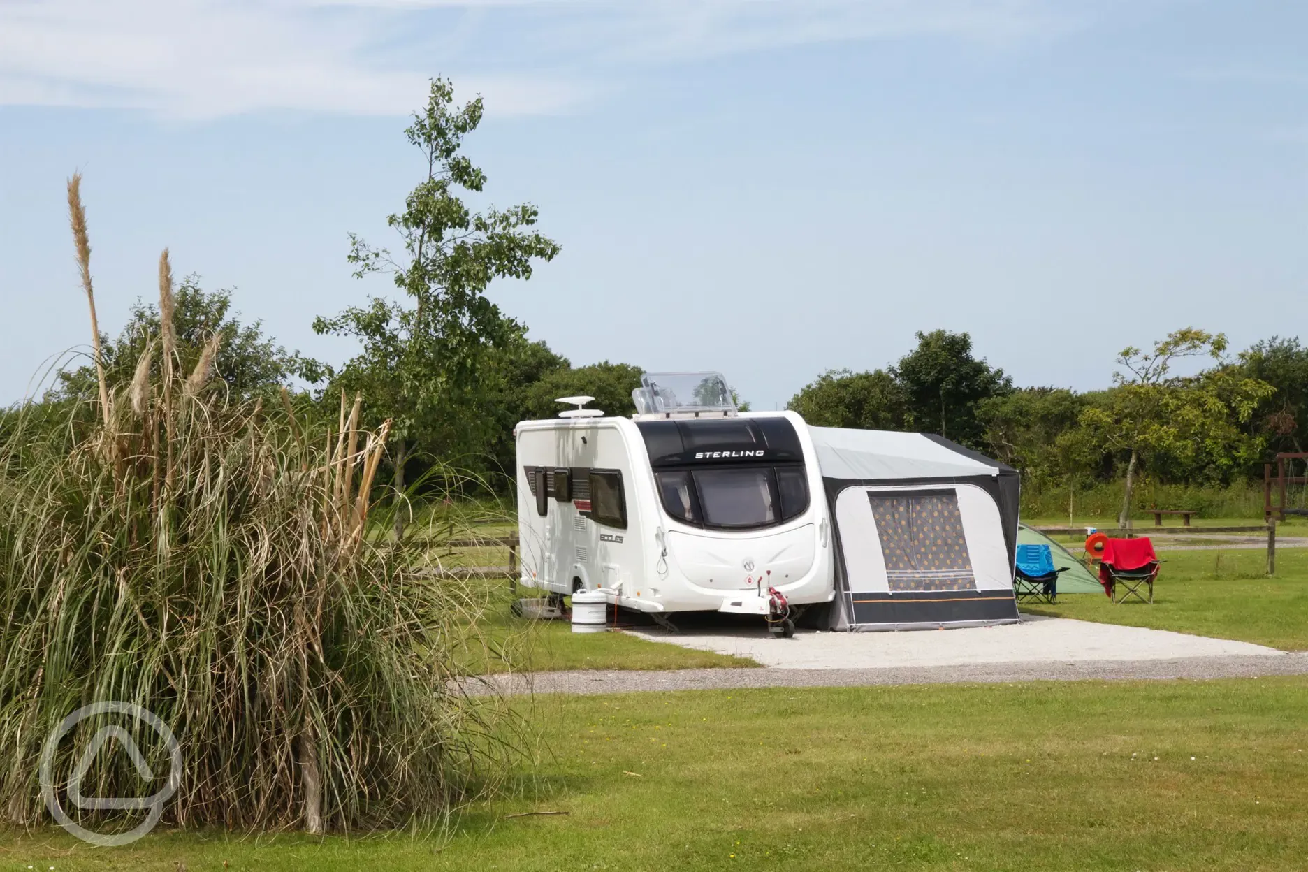 Electric hardstanding pitches