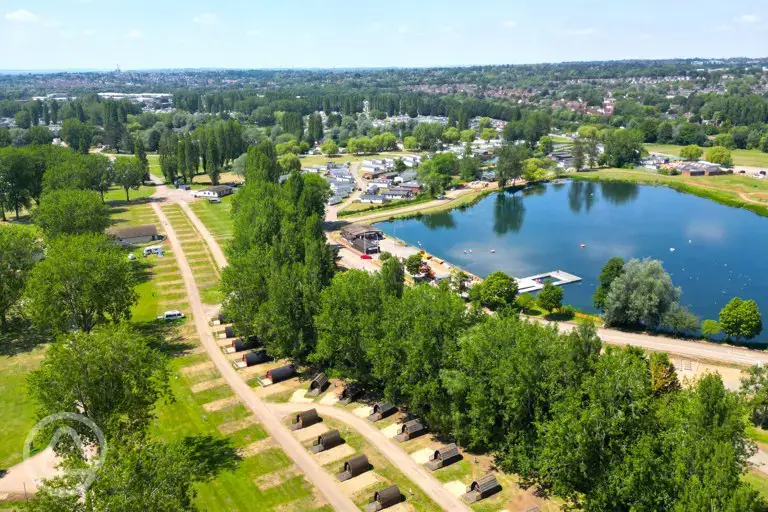 Aerial of the site