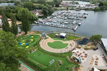 Aerial of the site