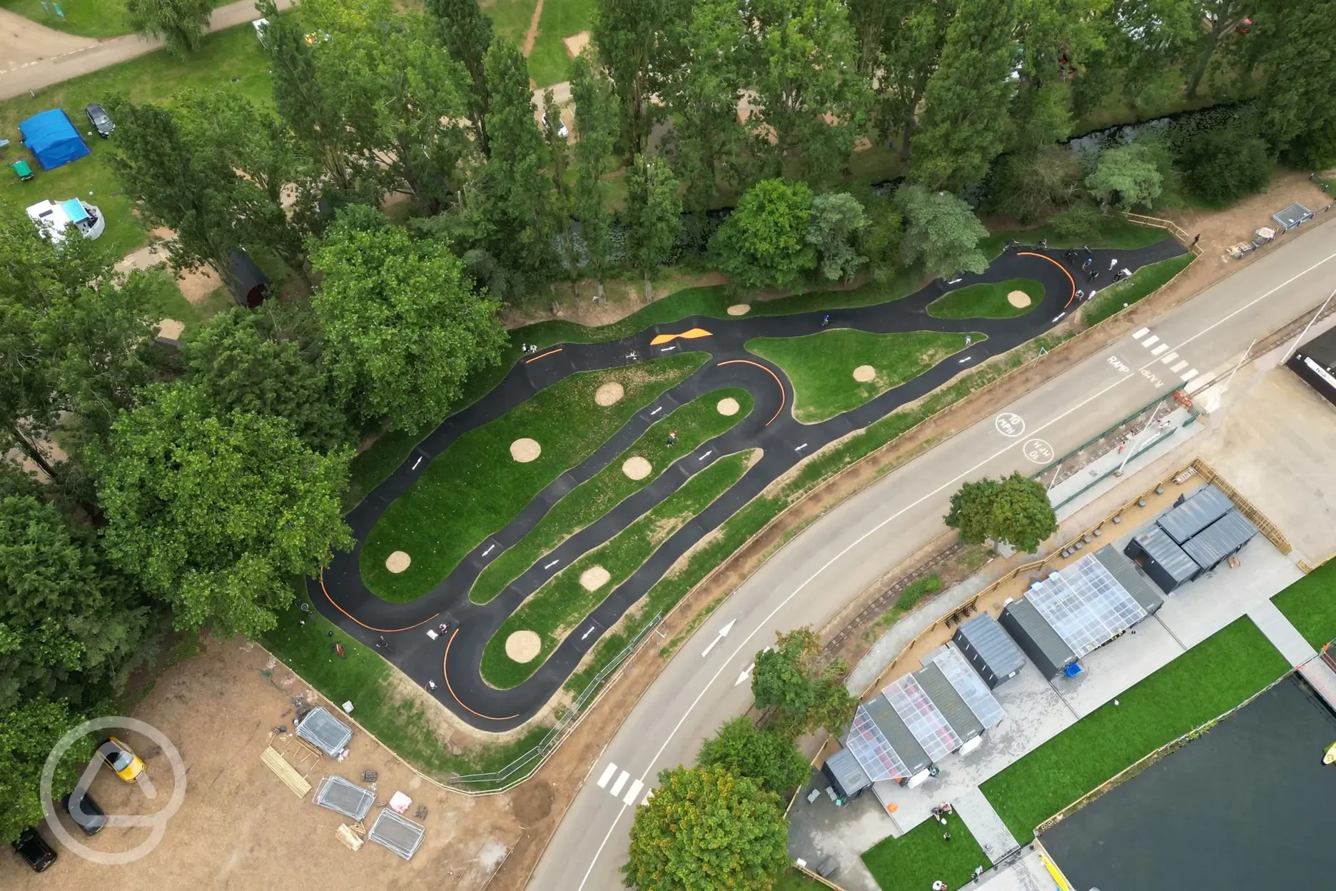 Aerial of the site