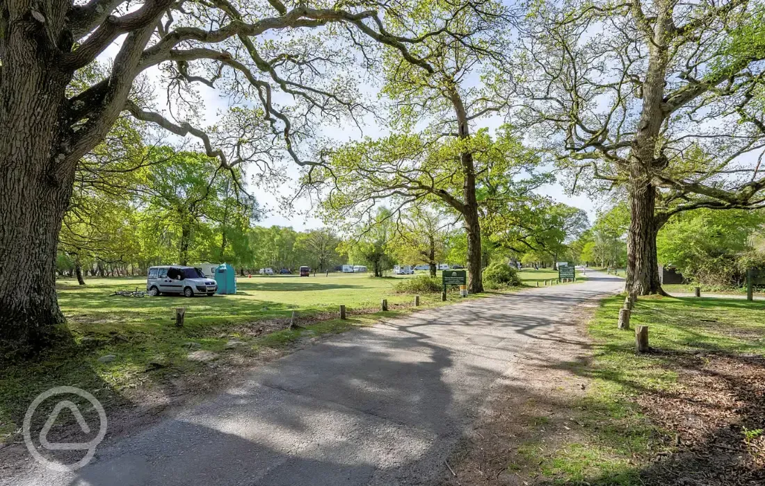 Entrance to the site