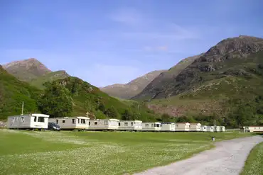 Static caravans at Caolasnacon Caravan and Camping Park