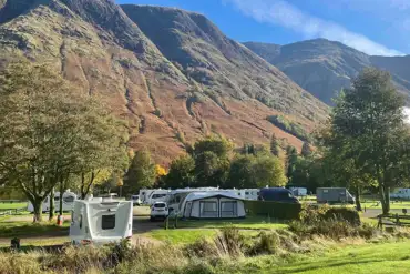 Electric hardstanding pitches with 16 amp hook up