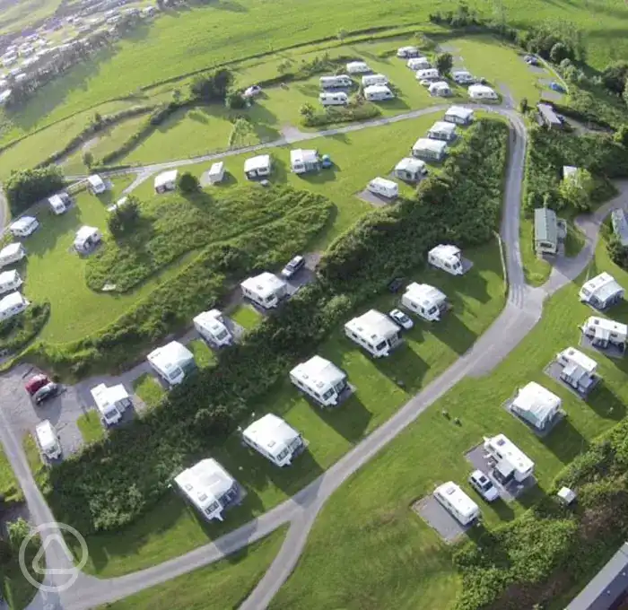 Eisteddfa Caravan And Camping Park In Criccieth Gwynedd