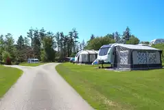 Hardstanding pitches (10m x 10m) with room for awnings