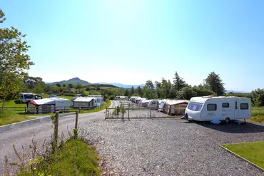 Hardstanding pitches with optional 10 amp electric hook ups